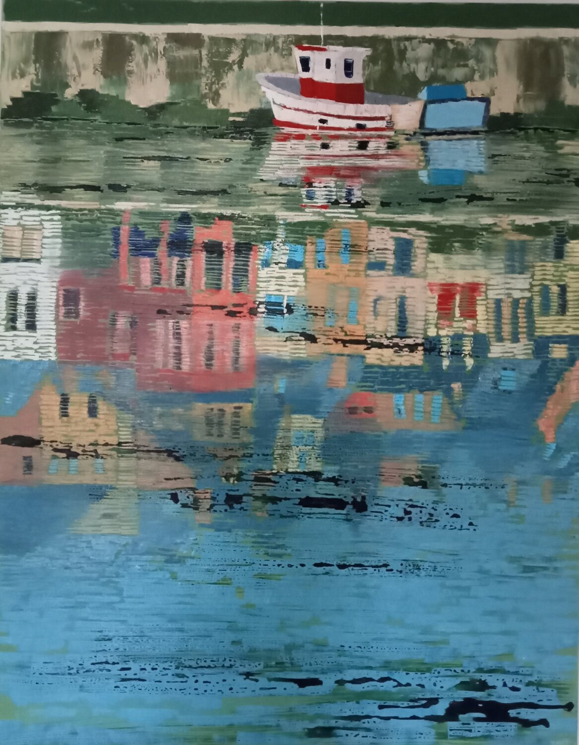 Rentée au port Tiphaine de Tarlé Originalgemälde zu verkaufen