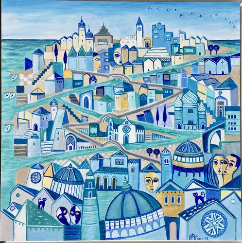 SMERALDINA par MARIA PIA MUCCI, Peinture en vente sur Singulart