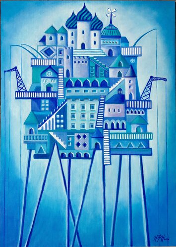 ZENOBIA par MARIA PIA MUCCI, Peinture en vente sur Singulart