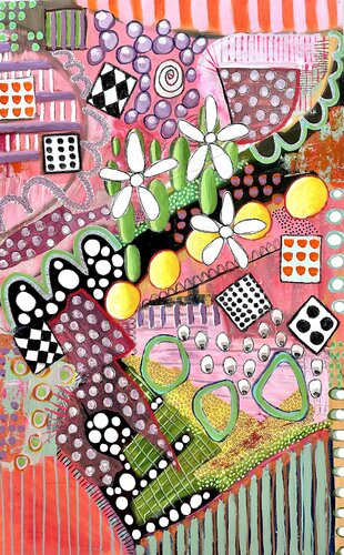 The artificial Medow de Lone Gadegaard Dyrby, Pintura a la venta en Singulart