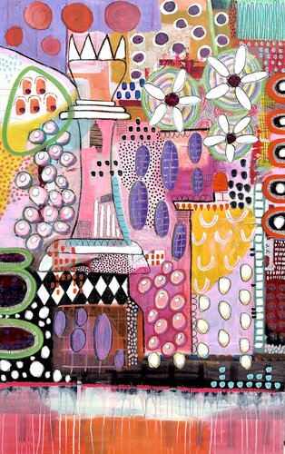 Fragments of a Dream di Lone Gadegaard Dyrby, Pittura in vendita su Singulart