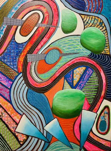 Hudson Harmony di Lone Gadegaard Dyrby, Pittura in vendita su Singulart