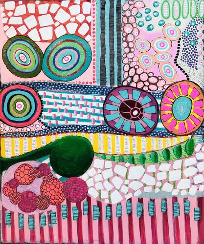 Let there be peace di Lone Gadegaard Dyrby, Pittura in vendita su Singulart