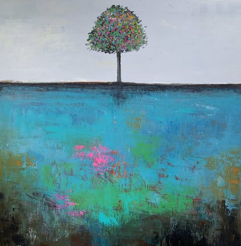 Where Angels Meet di Laure Bury, Pittura in vendita su Singulart