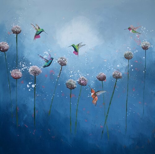 La Vie Est Belle III by Laure Bury, Painting for Sale on Singulart