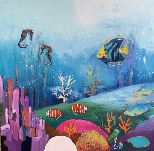 Coral Reef von Laure Bury, Malerei kaufen auf Singulart