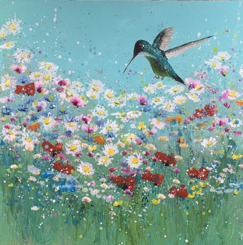 Live in Joy van Laure Bury, Schilderij te koop op Singulart