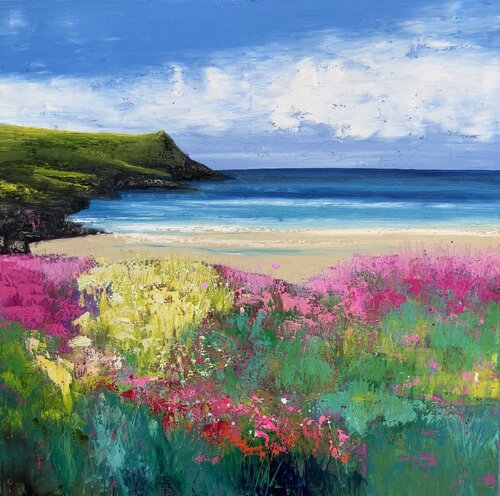 Wild Flowers at Polly Joke van Laure Bury, Schilderij te koop op Singulart