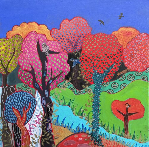 Sacred Earth de Laure Bury, Pintura a la venta en Singulart