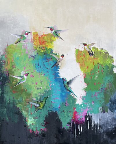 Dance With Me by Laure Bury, 絵画 for Sale on Singulart