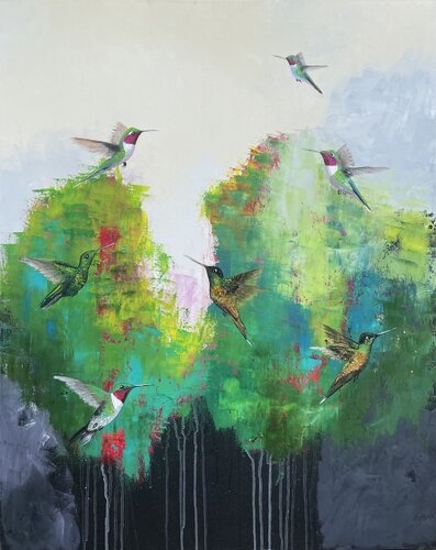 Dance With Me II by Laure Bury, Painting for Sale on Singulart