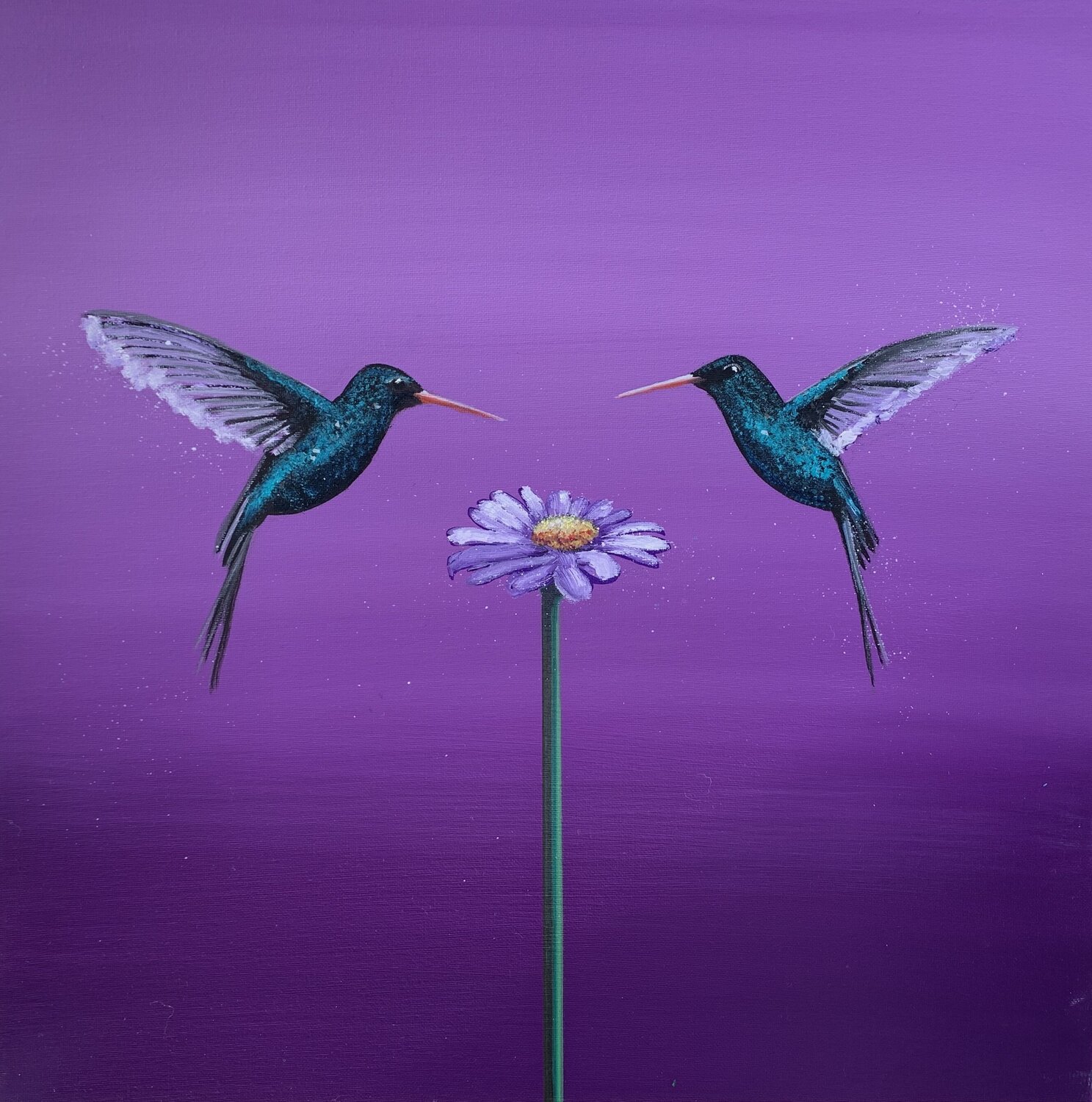 Two Hummingbirds ~ One Love II Laure Bury