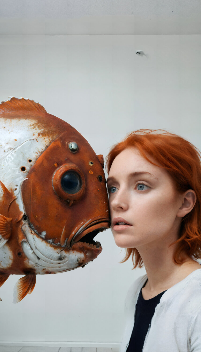 Deep Thoughts, Shallow Waters - from the series "Rust Orange and Dim Blue" Stefan Eisele