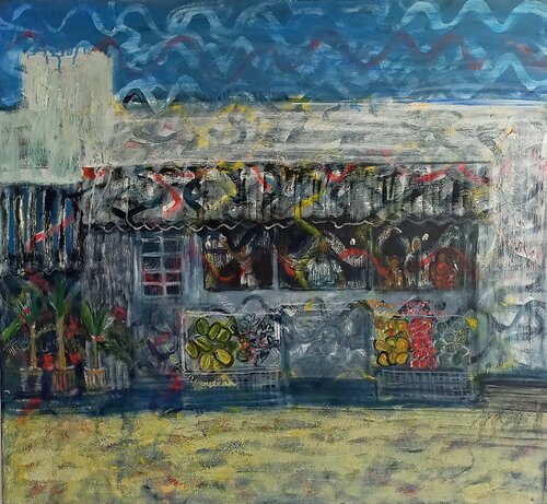 Oriental grocery shop von Irina Seller, Malerei kaufen auf Singulart