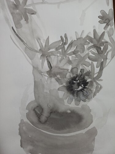 Passionflower by Irina Seller, Drawing for Sale on Singulart