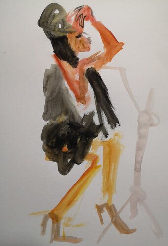 Amy Sketch II by Irina Seller, Work on Paper for Sale on Singulart