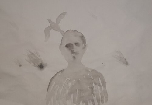 A cuckoo's flight von Irina Seller, Zeichnungen kaufen auf Singulart