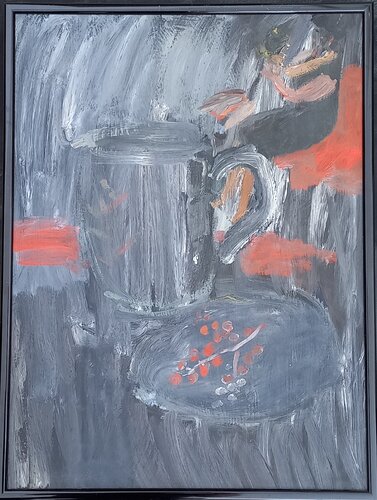 Red armchair de Irina Seller, Pintura a la venta en Singulart