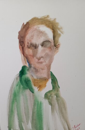 Selbstporträt von Irina Seller, Malerei kaufen auf Singulart