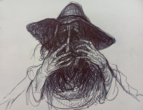 Wizard (actor) von Irina Seller, Zeichnungen kaufen auf Singulart
