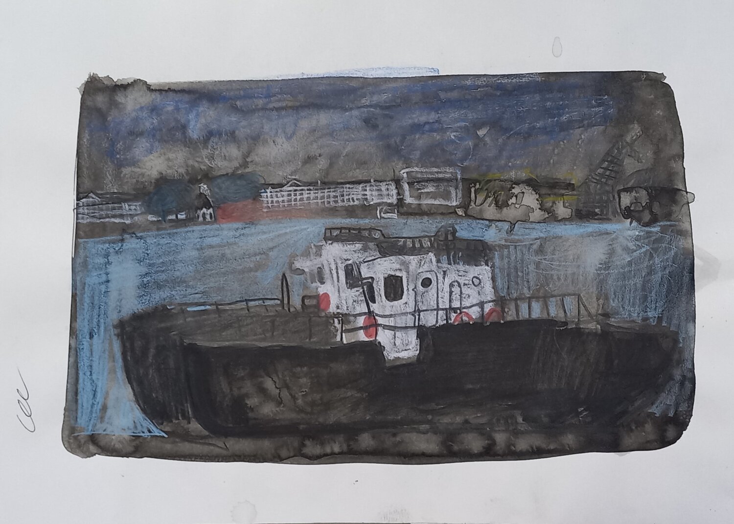 Boot im Hafen Irina Seller