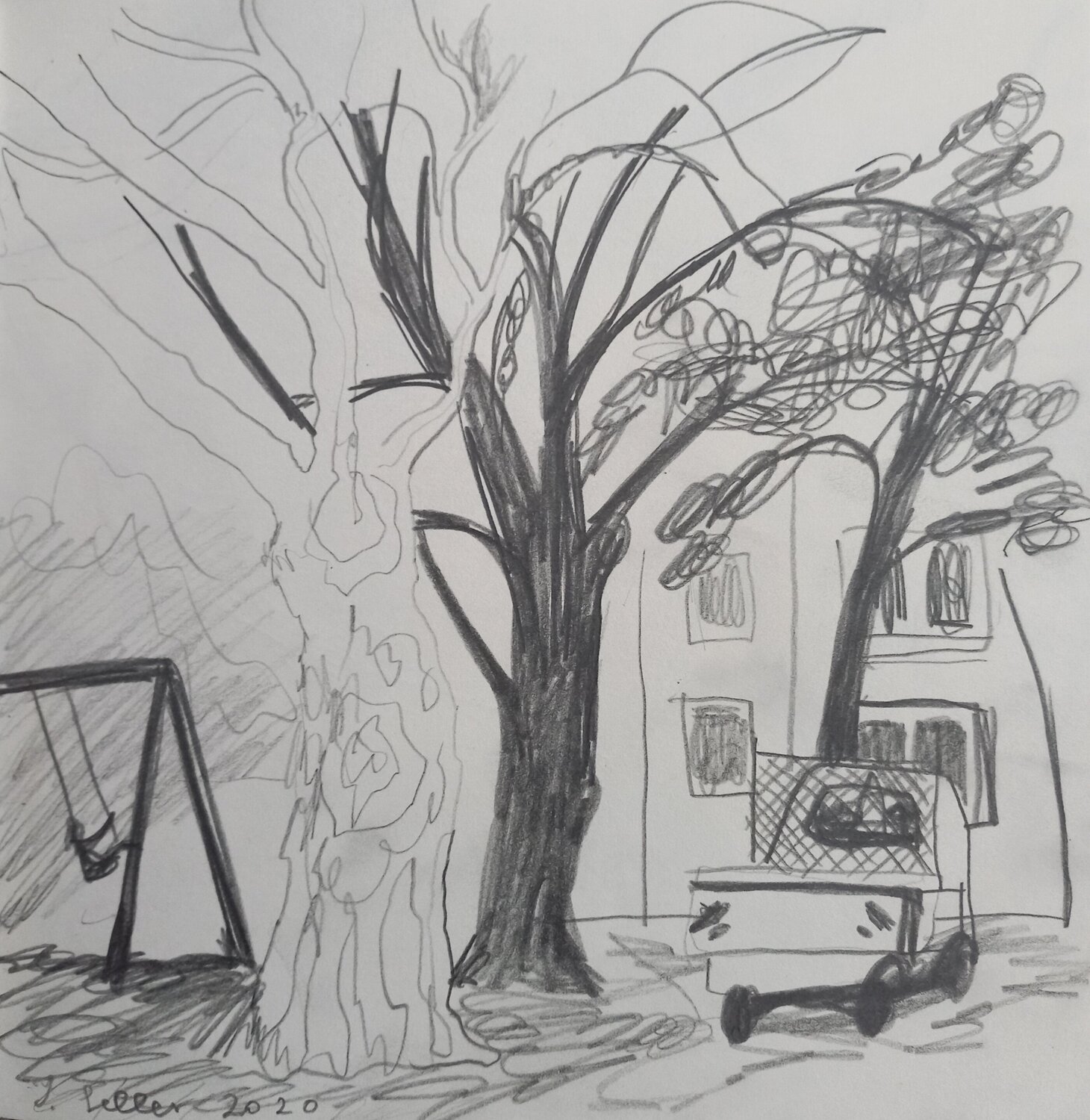 Platane und Schaukel Irina Seller