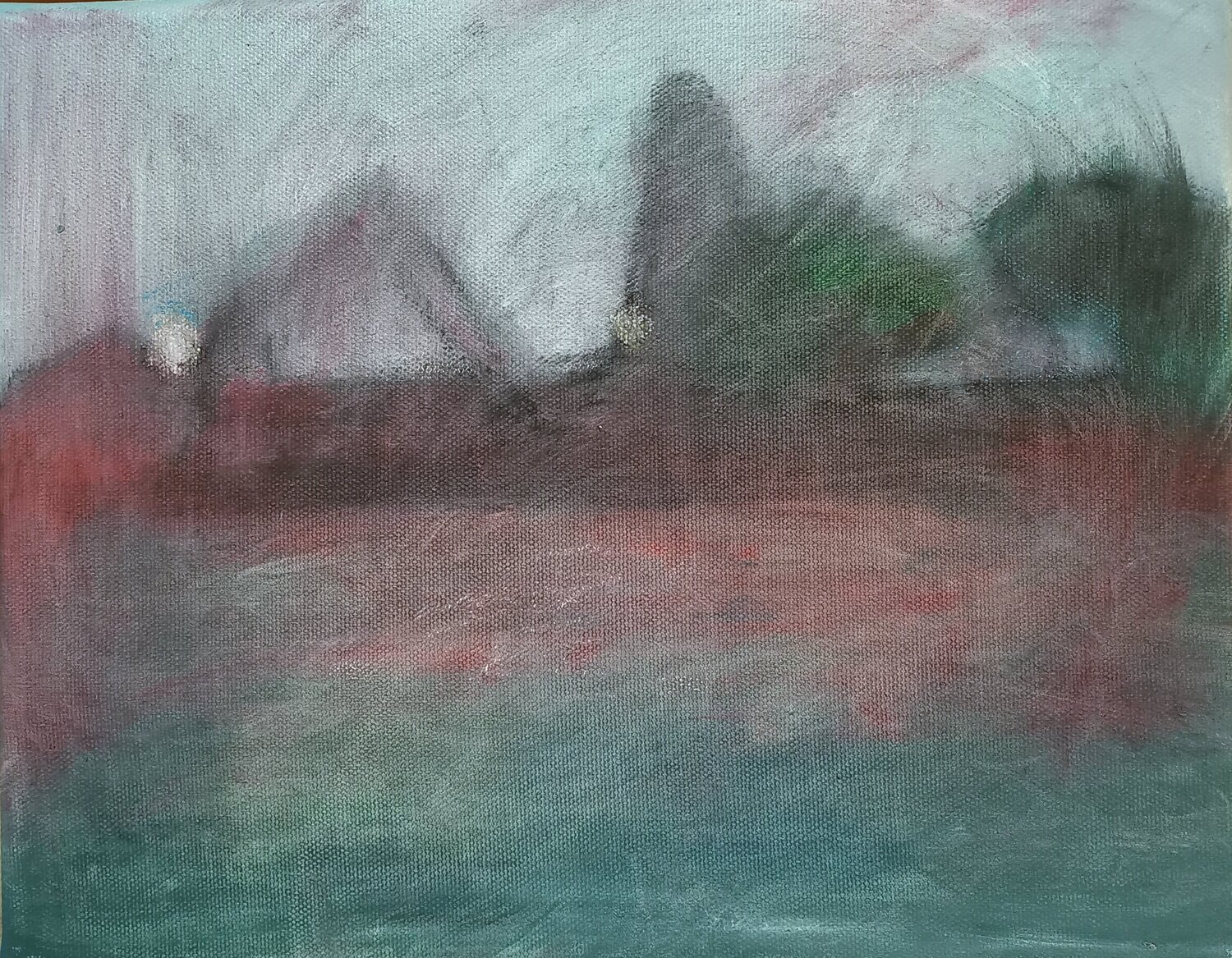 Rainy seascape with cranes Irina Seller