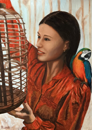 The empty cage di Thomas Sipos, Pittura in vendita su Singulart