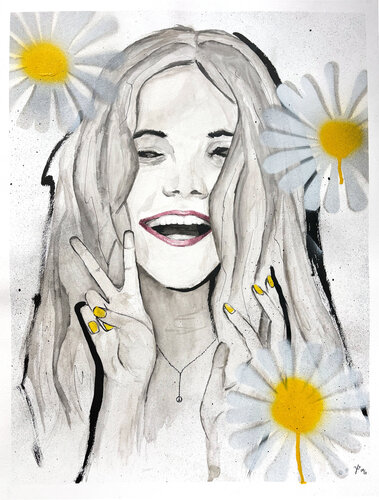 Daisy von Jennifer Blaschek, Werk auf Papier kaufen auf Singulart