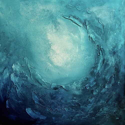 Blue Monday par Alexandra Ziółkowska, Peinture en vente sur Singulart