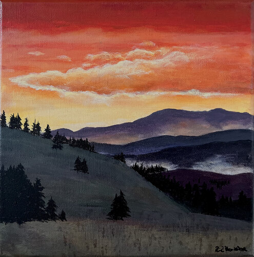 Pieniny Male par Alexandra Ziółkowska, Peinture en vente sur Singulart