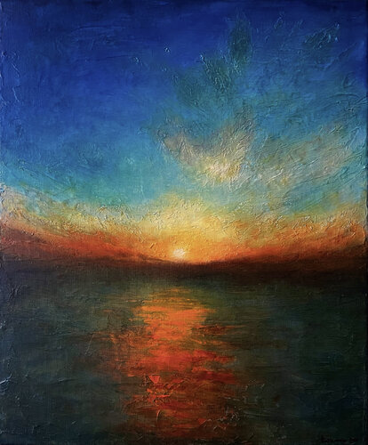 Wakayama Bay par Alexandra Ziółkowska, Peinture en vente sur Singulart