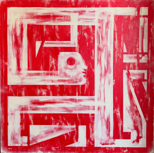Trapped #10 by Roberto Merra, Painting for Sale on Singulart