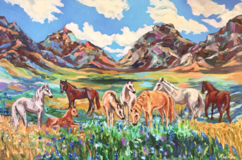 “Harmony of nature ” par Pintor Nicolas, Peinture en vente sur Singulart