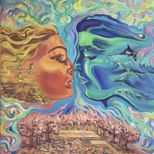 “The magical element of love” par Pintor Nicolas, Peinture en vente sur Singulart