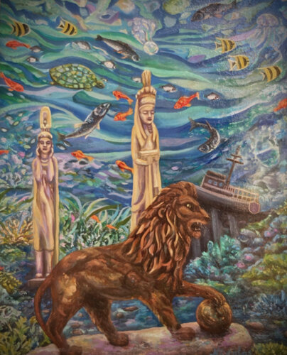 “Heracleion 2” par Pintor Nicolas, Peinture en vente sur Singulart