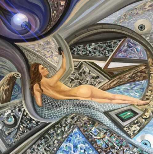 “Selfie” di Pintor Nicolas, Pittura in vendita su Singulart