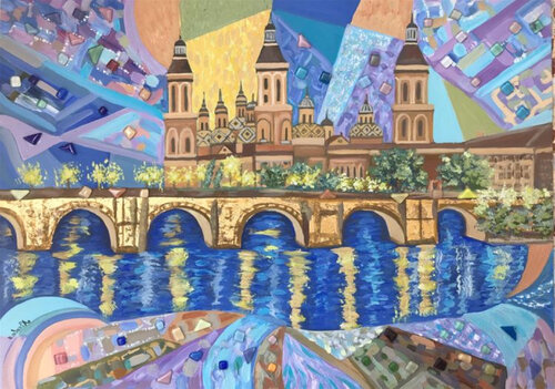 «Good evening Spain ” by Pintor Nicolas, Painting for Sale on Singulart