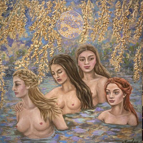 «Full Moon” di Pintor Nicolas, Pittura in vendita su Singulart