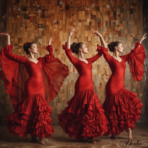 “Flamenco dance” Pintor Nicolas