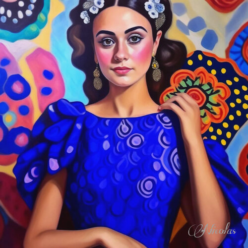 “Flamenco. Inspiration in colors“ von Pintor Nicolas, Digital kaufen auf Singulart