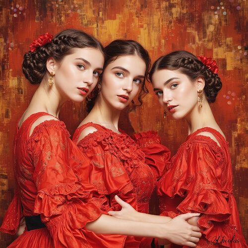 “Flamenco School 4” Pintor Nicolas