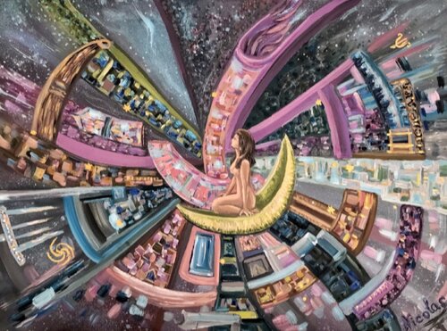 «Insomnia» von Pintor Nicolas, Malerei kaufen auf Singulart