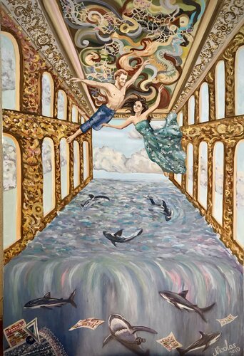 «Amor omnia vincit» par Pintor Nicolas, Peinture en vente sur Singulart