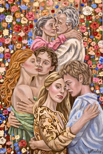 "Love Will Save the World" by Pintor Nicolas, Painting for Sale on Singulart