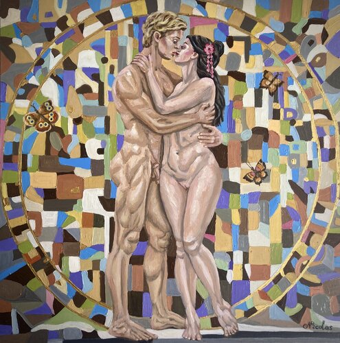 "Butterflies of Chio-Chio-san" di Pintor Nicolas, Pittura in vendita su Singulart