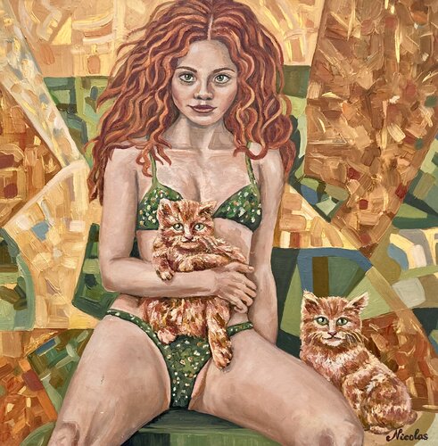 "Ginger Whirlwind" by Pintor Nicolas, Painting for Sale on Singulart