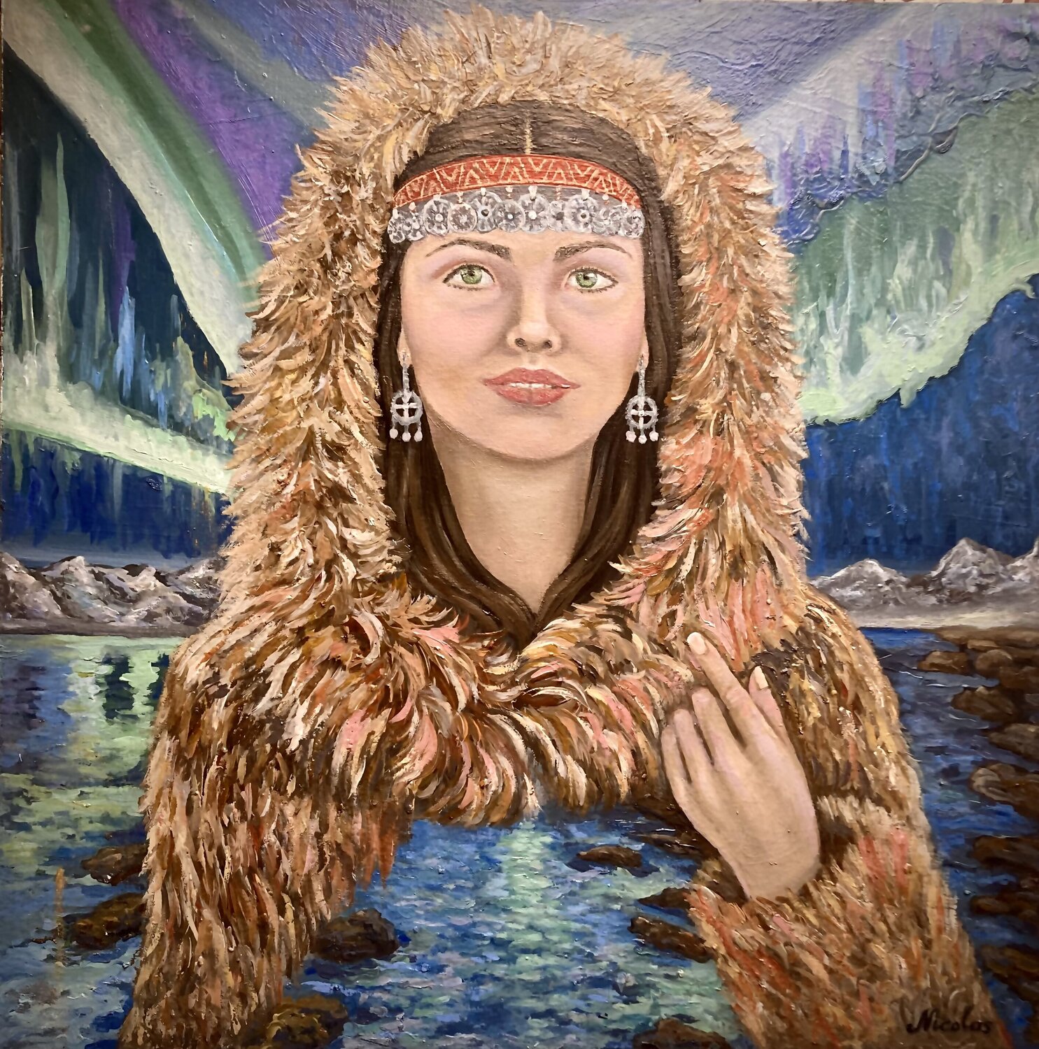 «Call of the North  Star” Pintor Nicolas