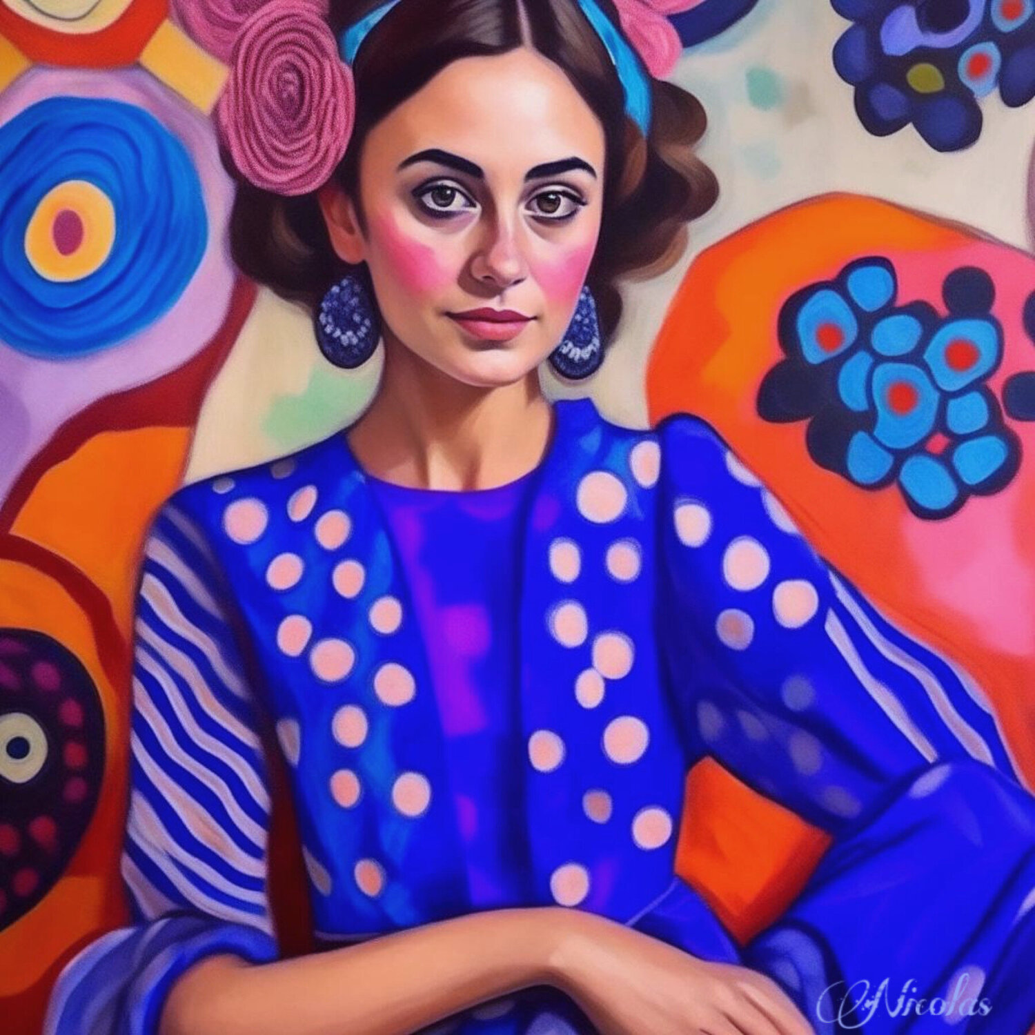 “Flamenco. Inspiration in colors“ Pintor Nicolas