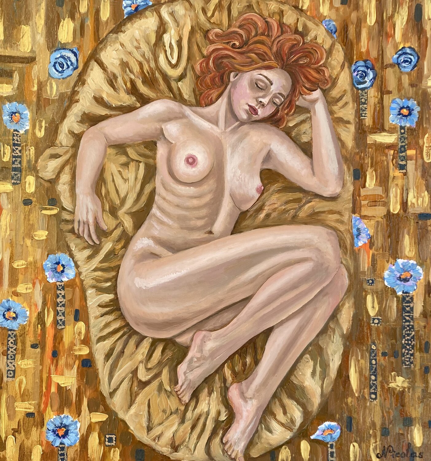 "Golden Dream" Pintor Nicolas